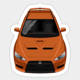 Lancer Evolution X Evo 10 2008-2016 - Orange Sticker